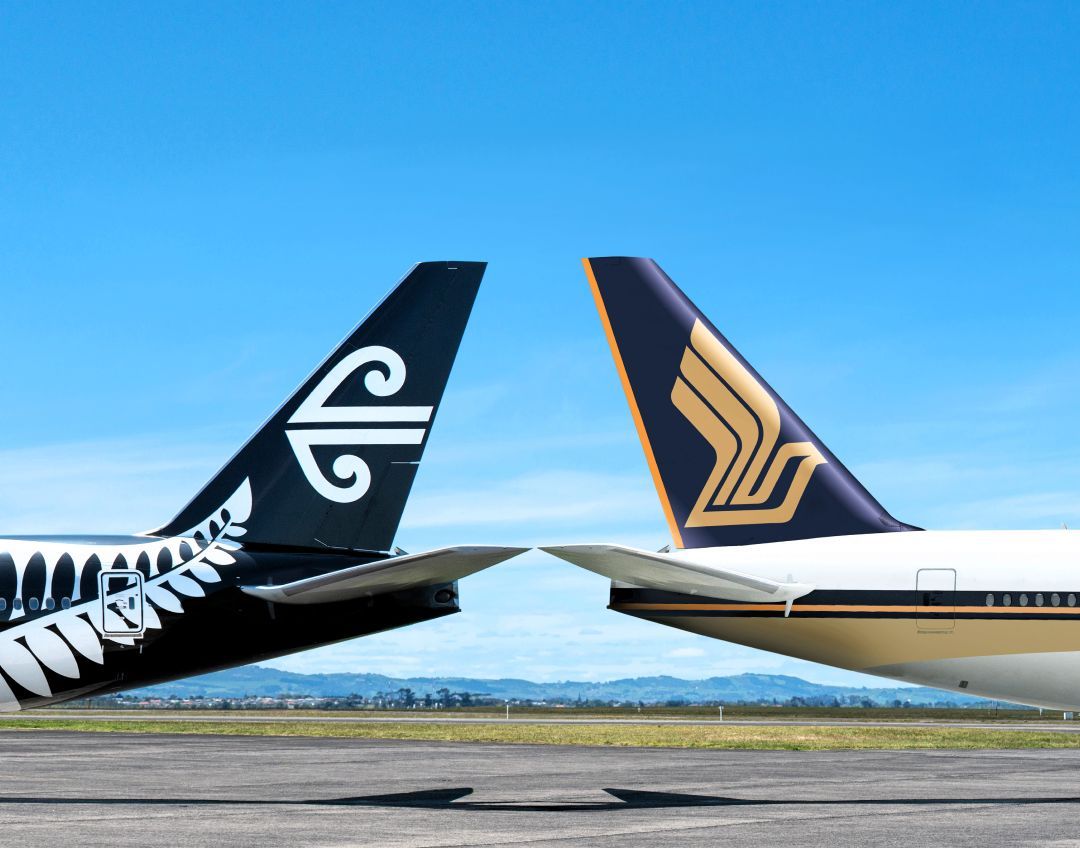 Air New Zealand and Singapore Airlines expand joint network with 17% increased capacity between New Zealand and Singapore