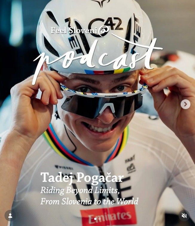 Sport icon Tadej Pogačar promotes cycling tourism in Slovenia