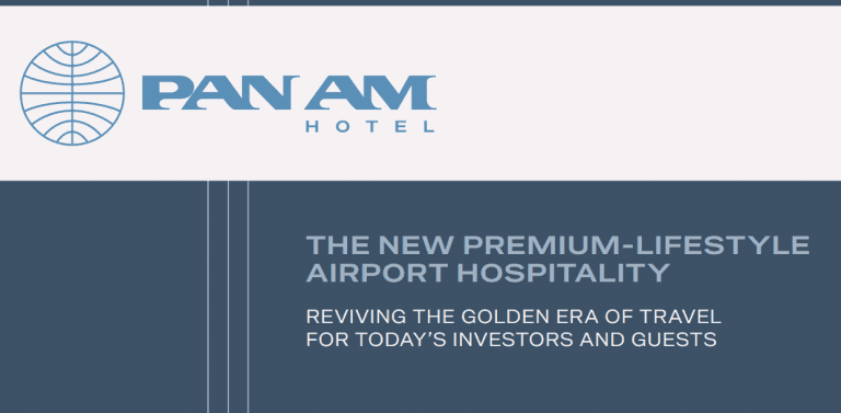 Legendary Pan Am returns...but as a hospitality brand