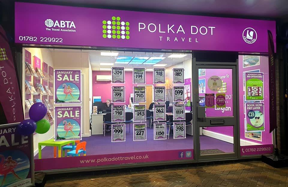 polka dot travel agency