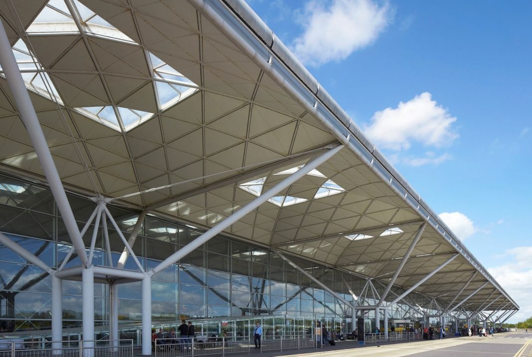 Cancelled flights as snowbound Stansted Airport closed