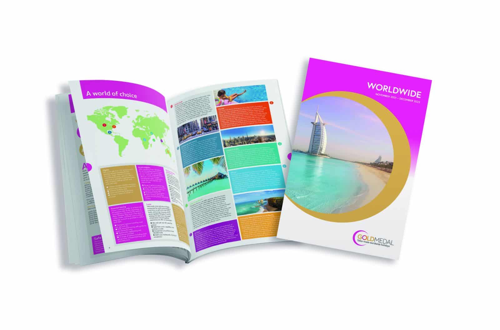 gold medal travel brochures 2022