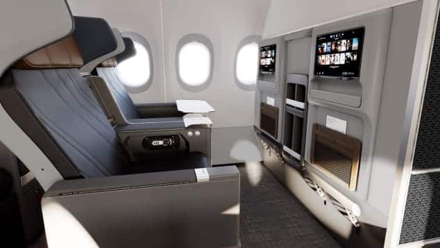 American Airlines showcases new premium suites