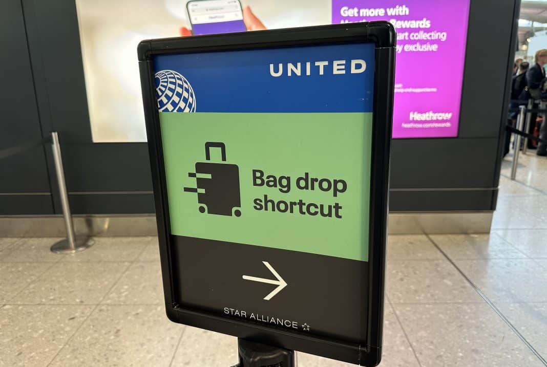 United Airlines introduces Bag Drop Shortcut at London Heathrow