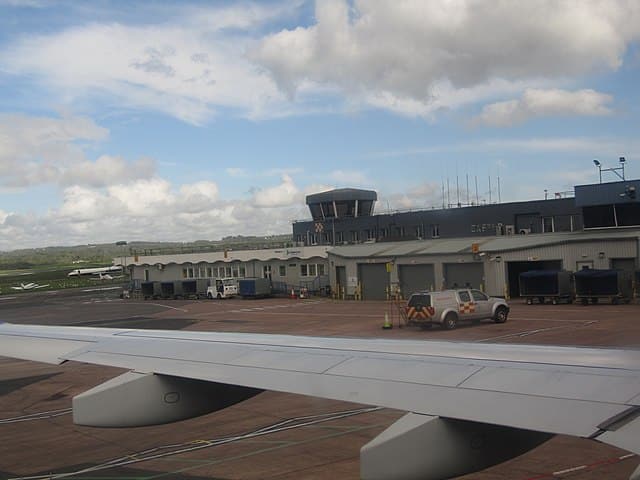 Exeter Airport reopens after flooding